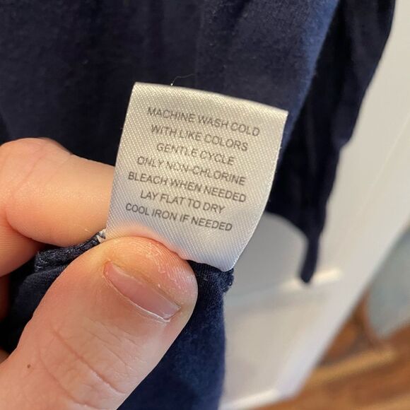 Como Vintage The Perfect Tee Navy Women’s Sz L - Picture 5 of 5